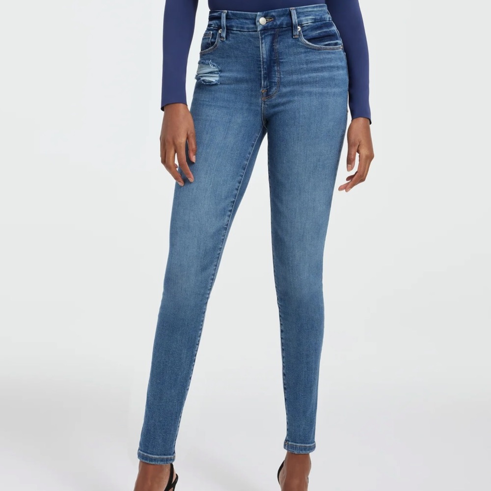 Good American good waist Skinny Jeans Indigo402 Size 6 NWT